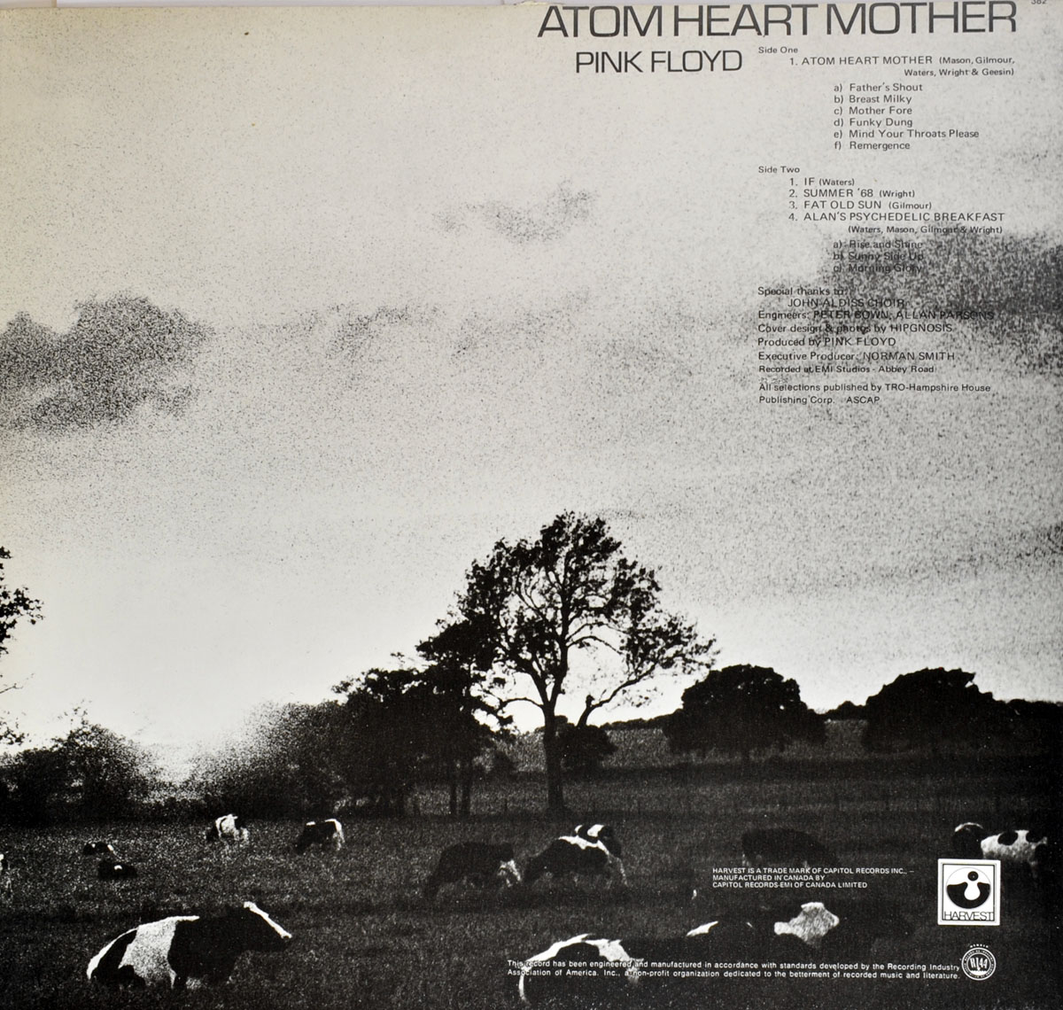 High Resolution Photo #4 PINK FLOYD Atom Heart Canada CA3 